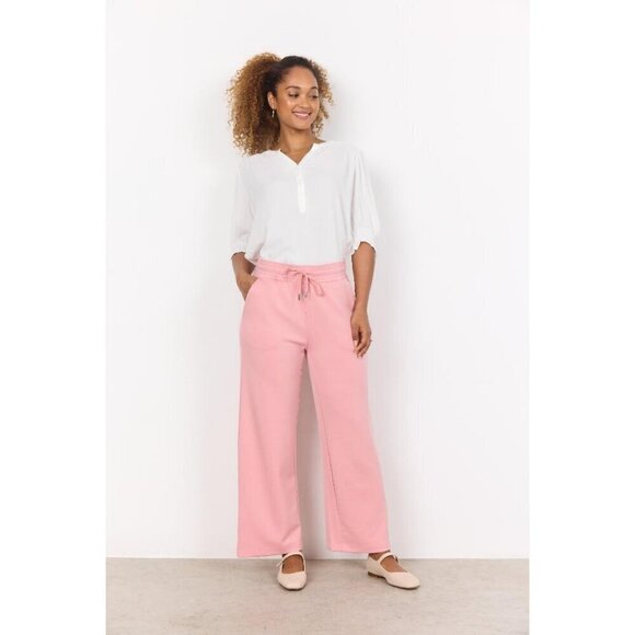 NWT SOYA CONCEPT Banu 33 Blush Pink Soft Sweat Pants - Picture 1 of 5